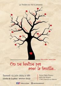 Affiche On ne badine pas avec la famille